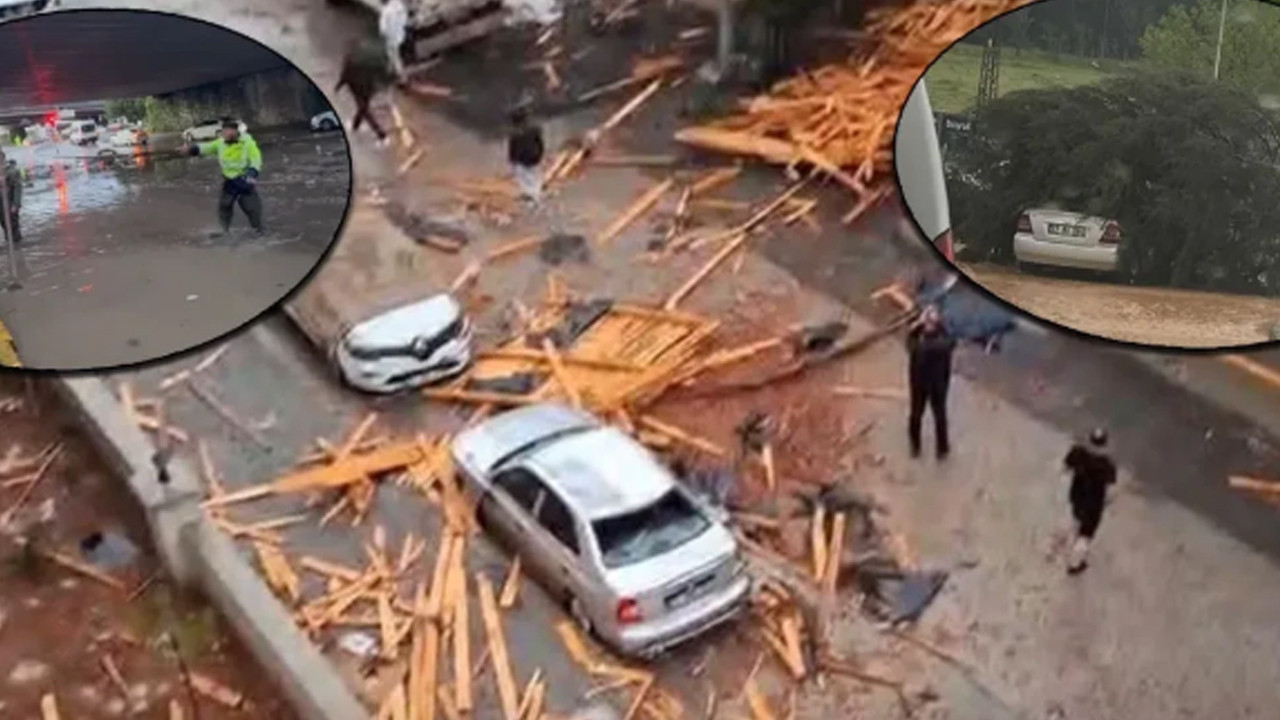 Gaziantep’te Fırtına ve Yağışlar Hayatı Olumsuz Etkiledi