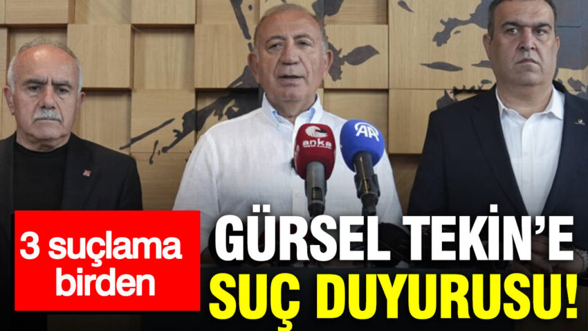Yavuz oghandan gursel tekine suc duyurusu 3 suclama birden dysaIOkS