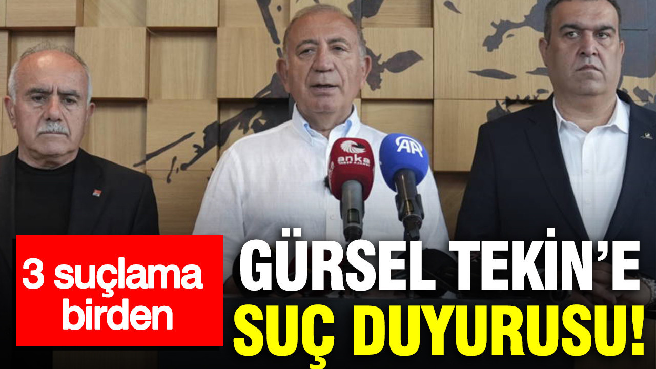 Yavuz oghandan gursel tekine suc duyurusu 3 suclama birden dysaIOkS